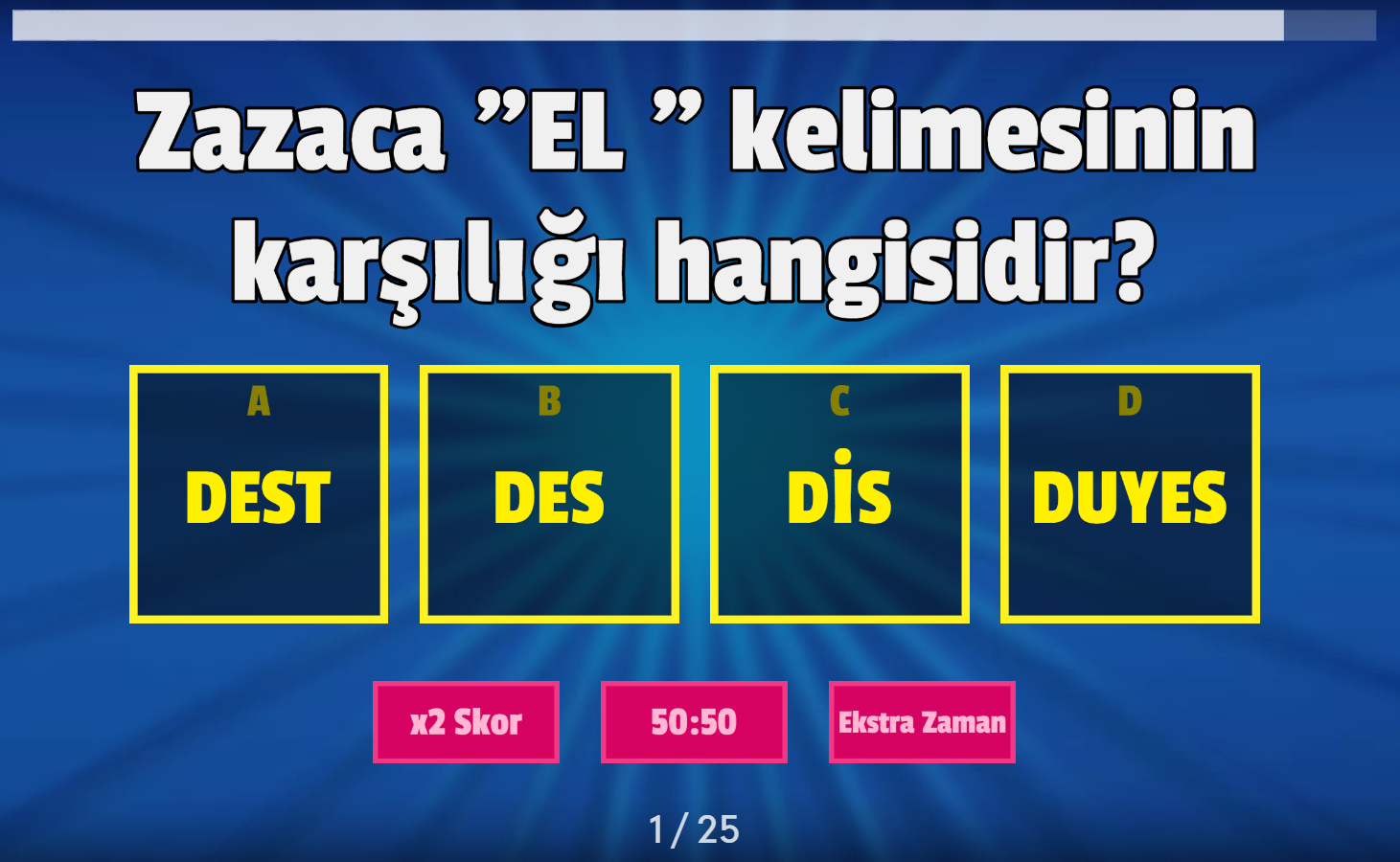 ZAZACA VUCUDUMUZ OYUNU 