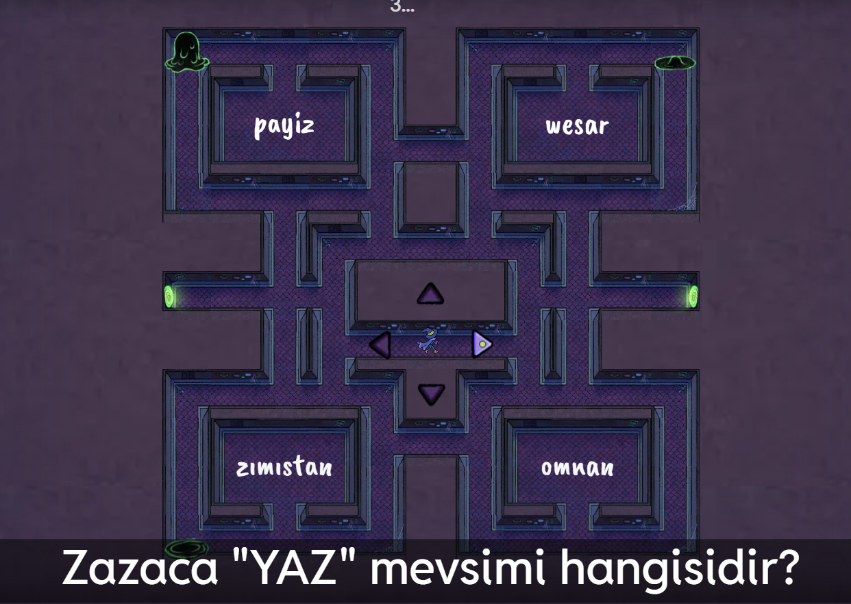 Zazaca Labirent Oyunu (MEVSİMLER KONUSU)