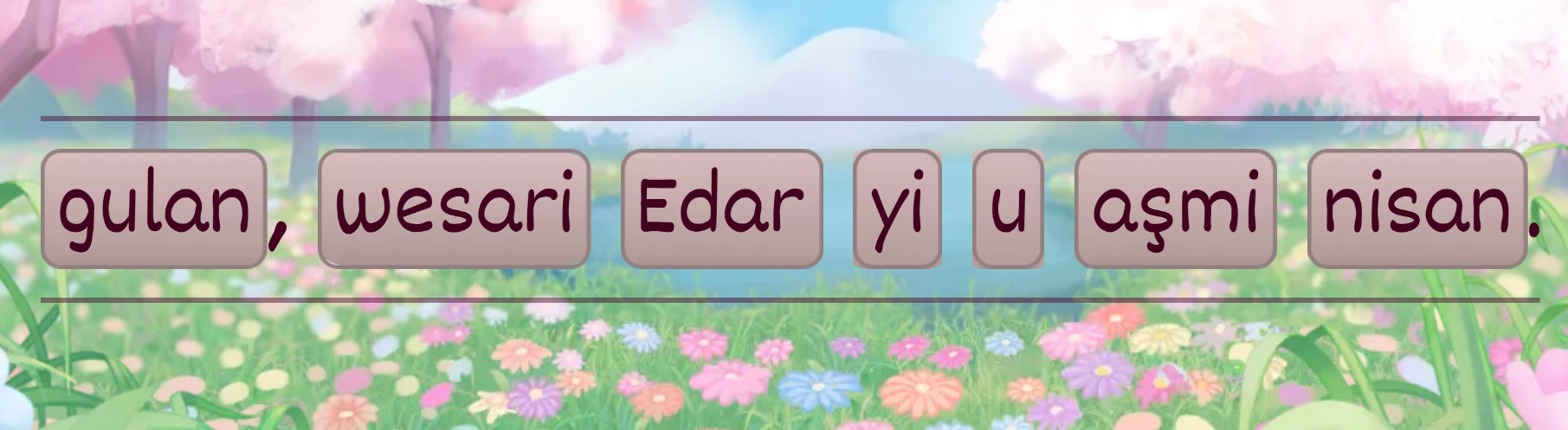 Zazaca Cümle Oluşturma