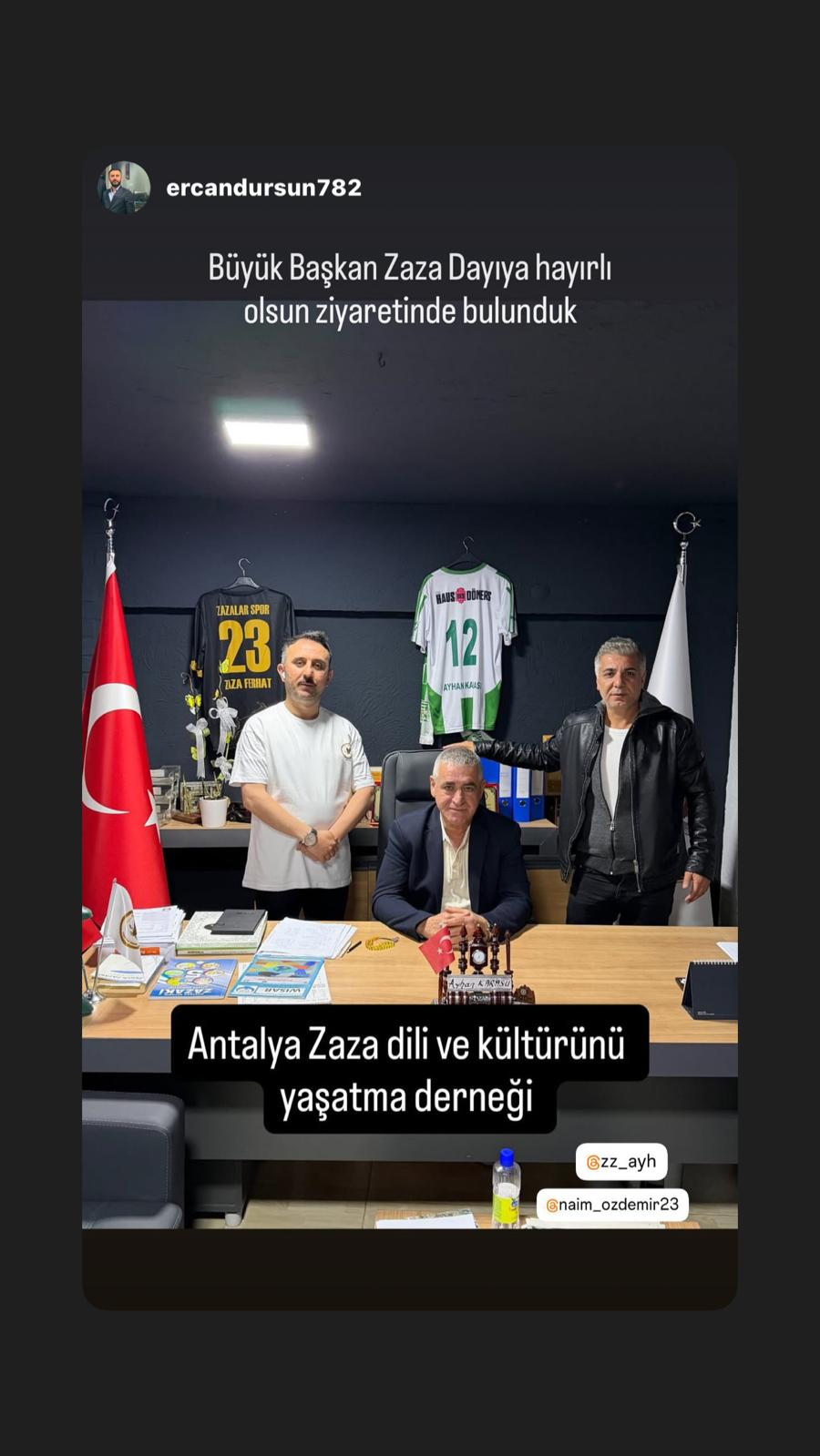 Zaza Derneği Ziyareti
